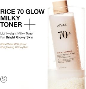 ANUA Rice 70 Glow Milky Toner Review: Brightening and Glass Skin